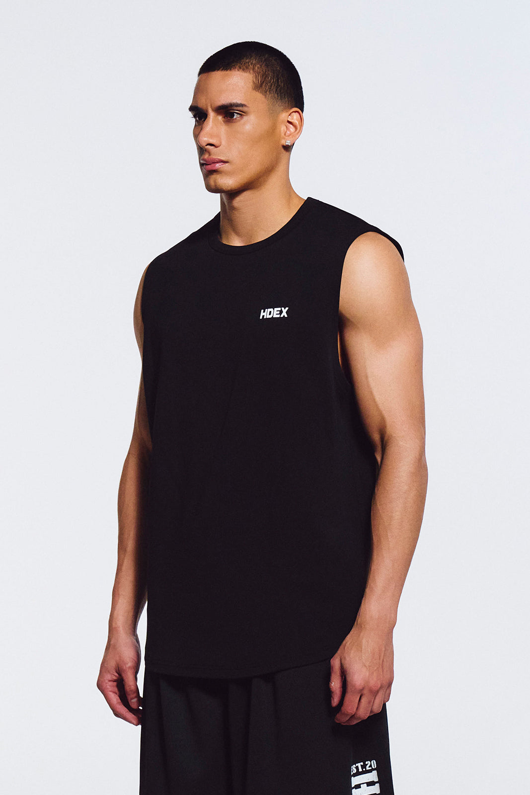 HDEX Main Small Logo Sleeveless Black