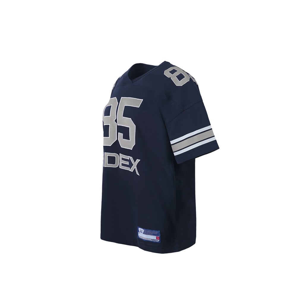 Women's Over Size Football Short Sleeve White