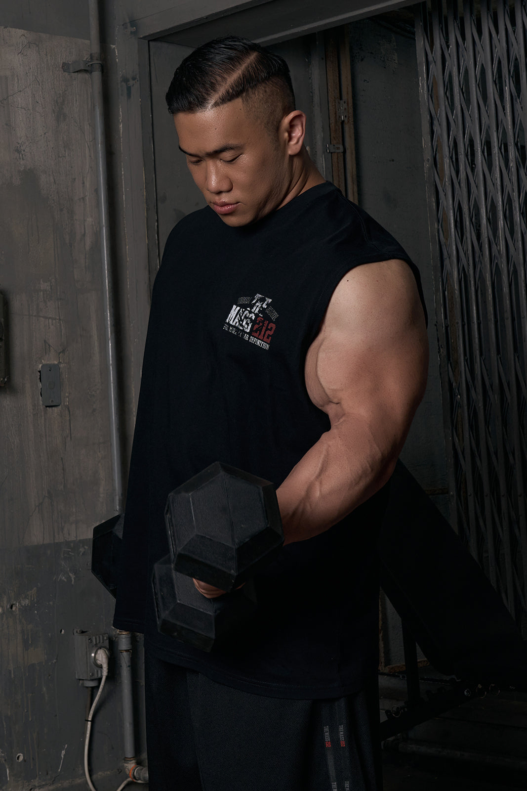 HDEX The Mass 212 Tape Mesh Bermuda Shorts black
