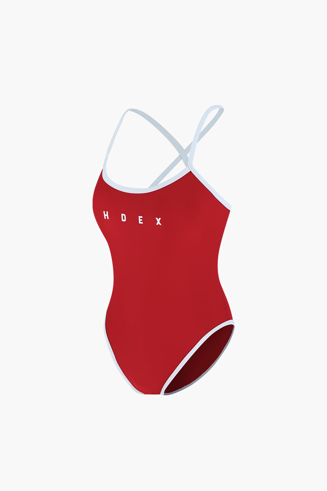 HDEX Mond Back String Monokini Cobalt Red