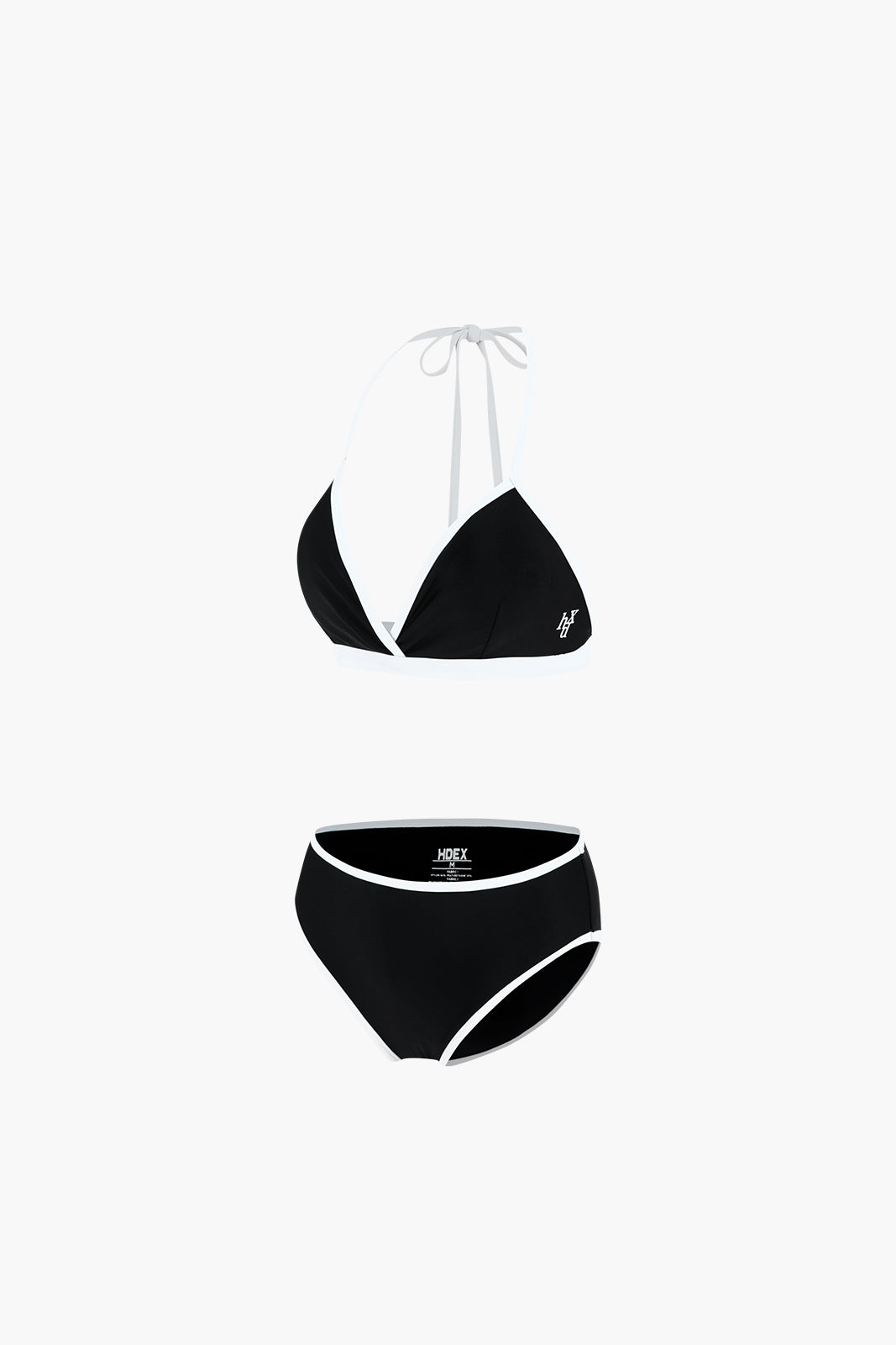 HDEX Contrast Triangle Bikini Set Black
