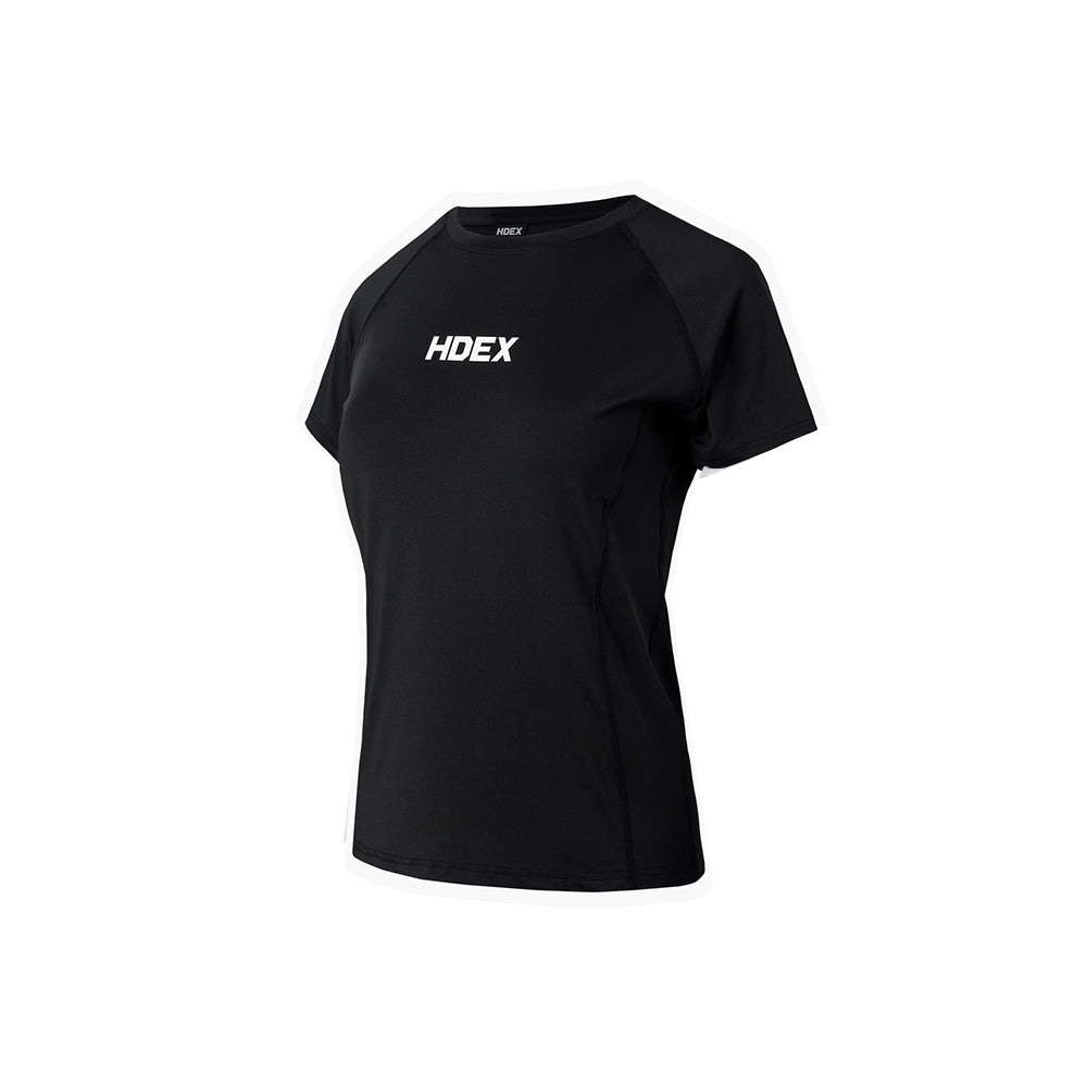 Women's Main Logo Bracing Short Sleeve White