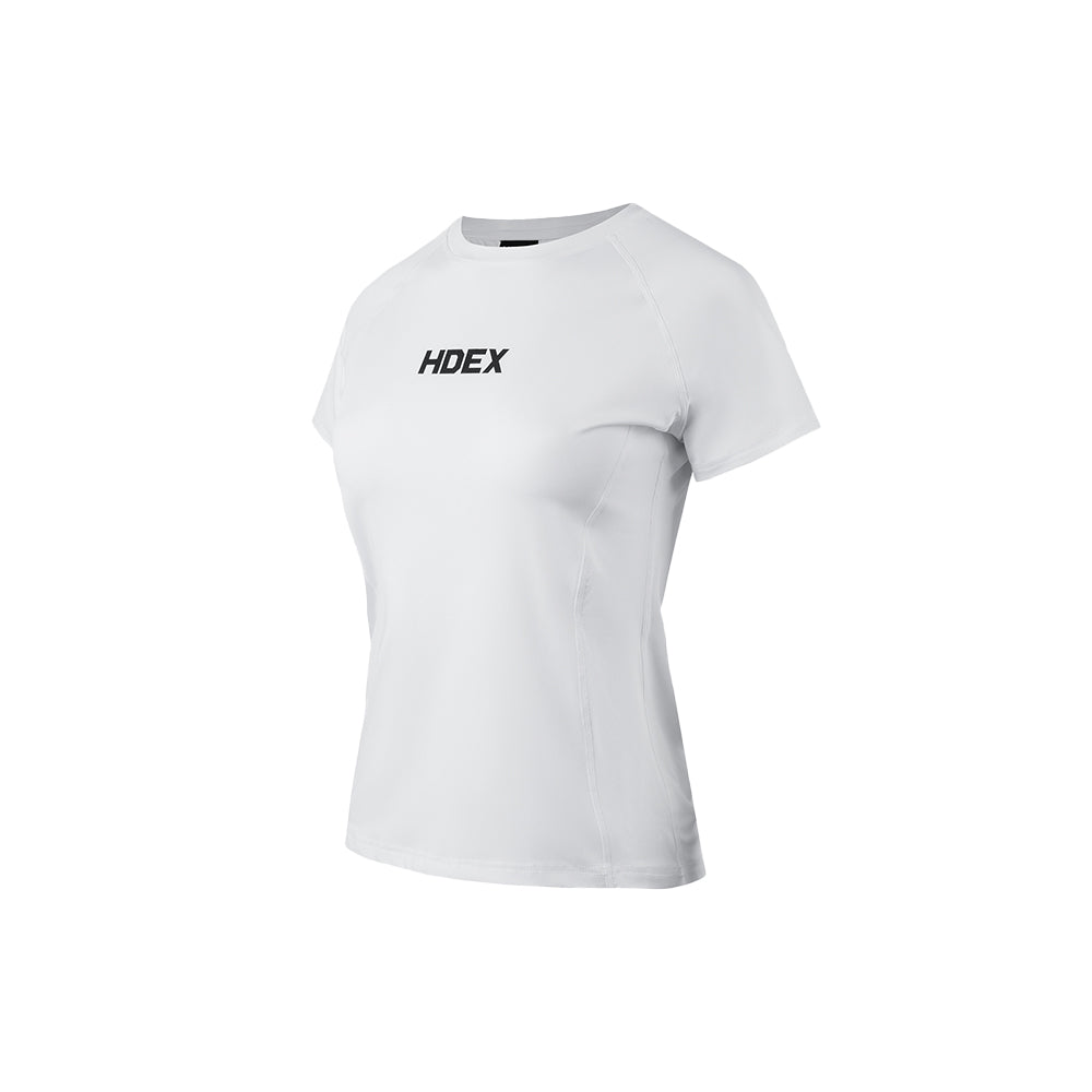 Women's Main Logo Bracing Short Sleeve Black
