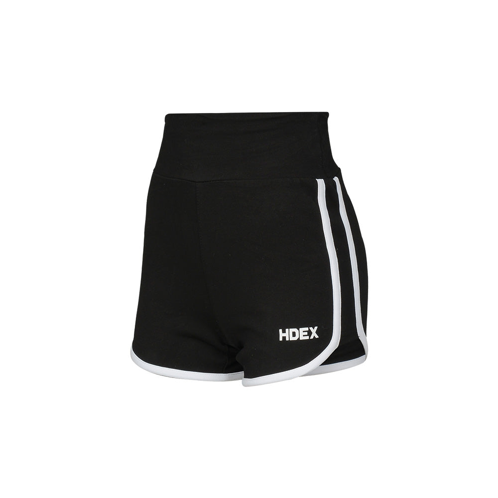 Women's Rounding Color Scheme Line Shorts Red