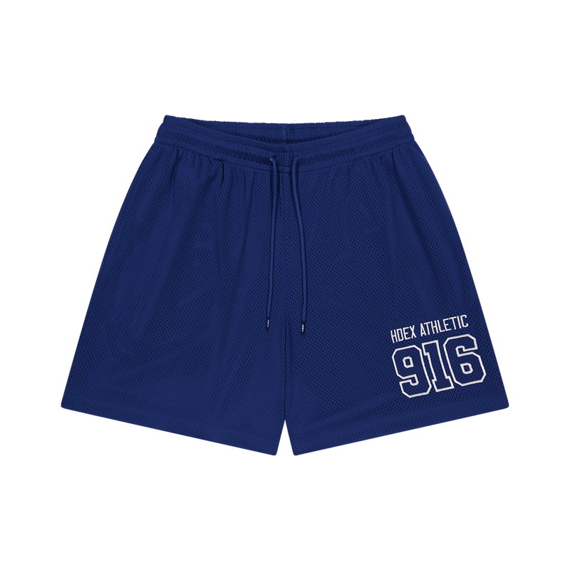 HDEX 916 Solid Mesh Shorts Blue