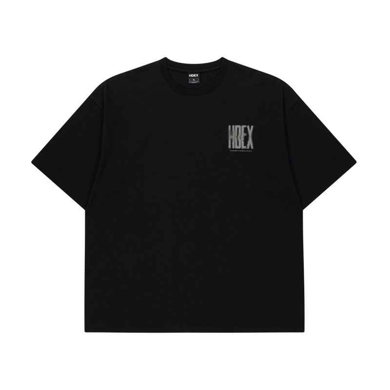 HDEX Crack Printed Short Sleeve Black