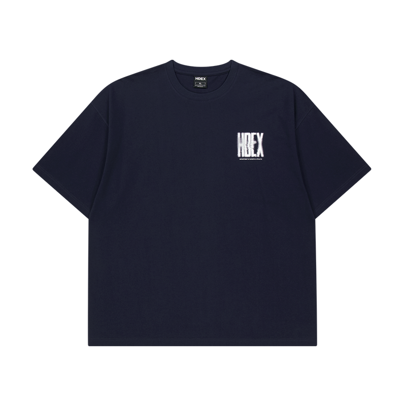 HDEX Crack Printed Short Sleeve Navy