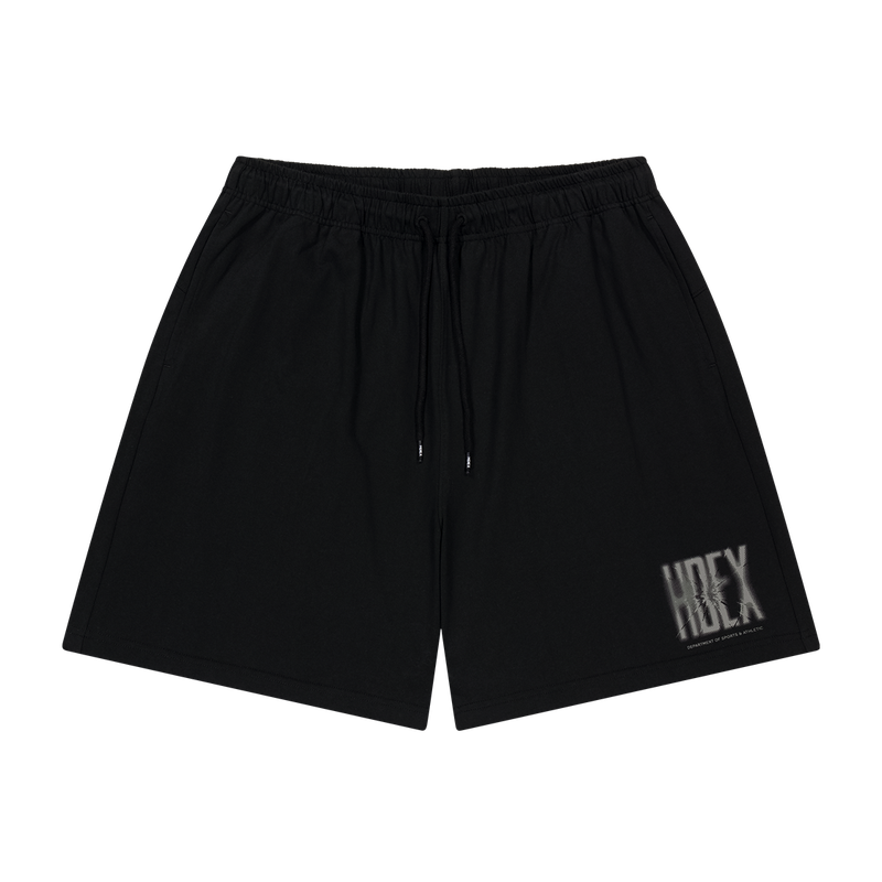 HDEX Crack Printed Shorts Black