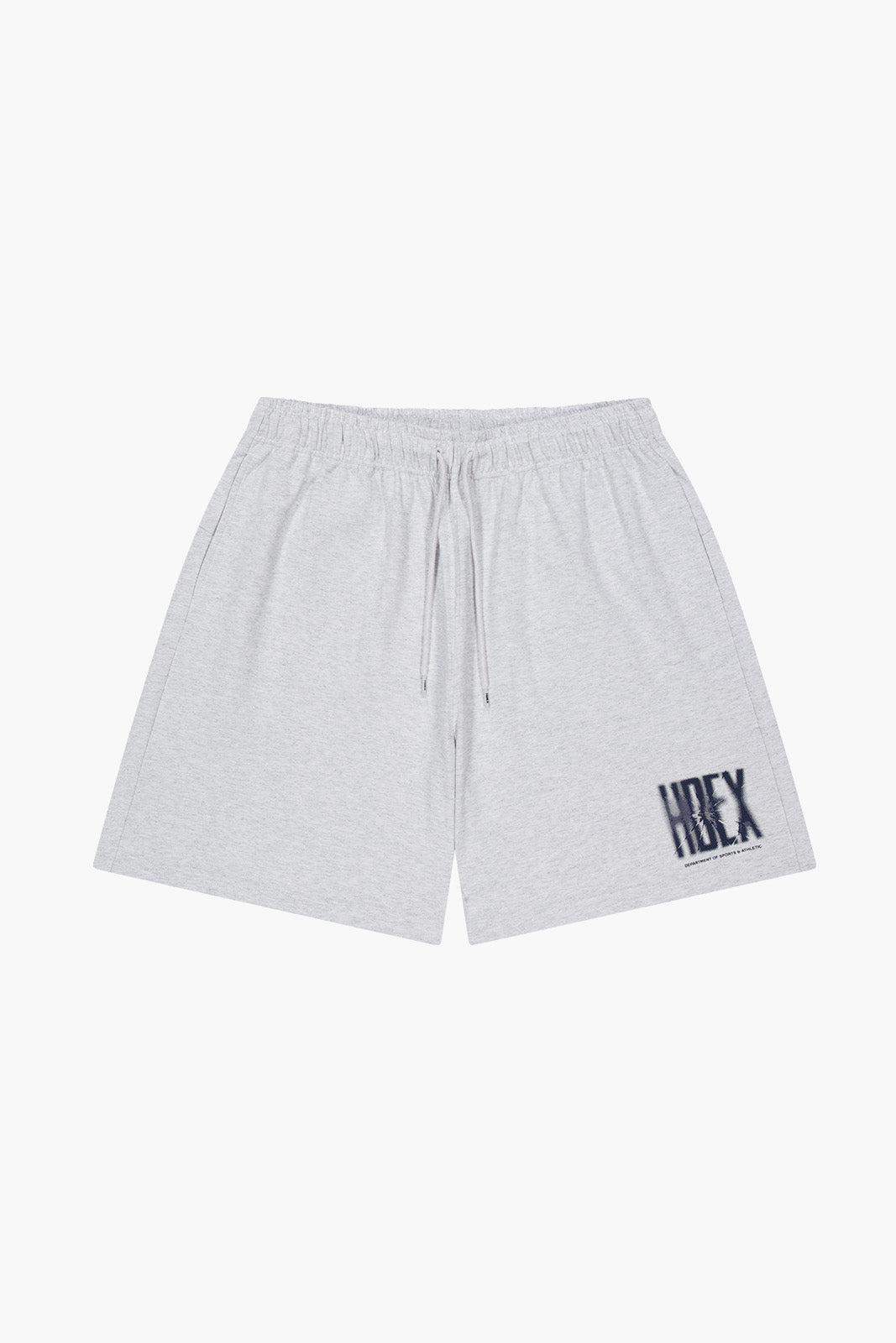 HDEX Crack Printed Shorts Melange White