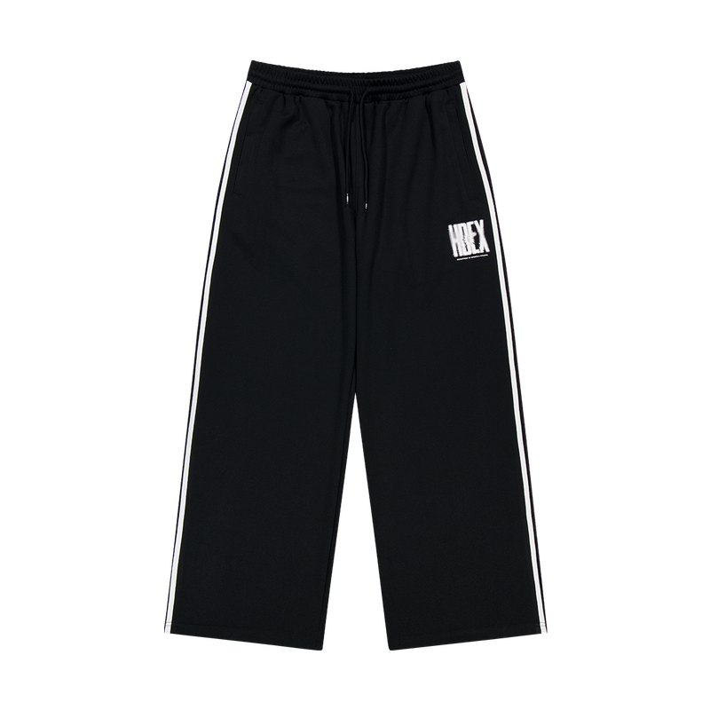 HDEX Crack Printed Track Pants Black