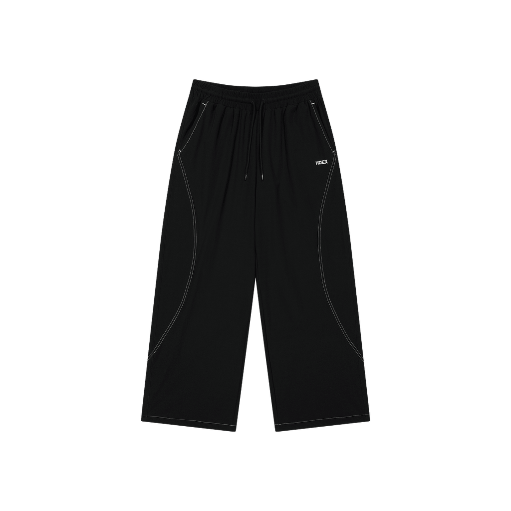 HDEX Stitch Curved Nylon Span Pants W Black