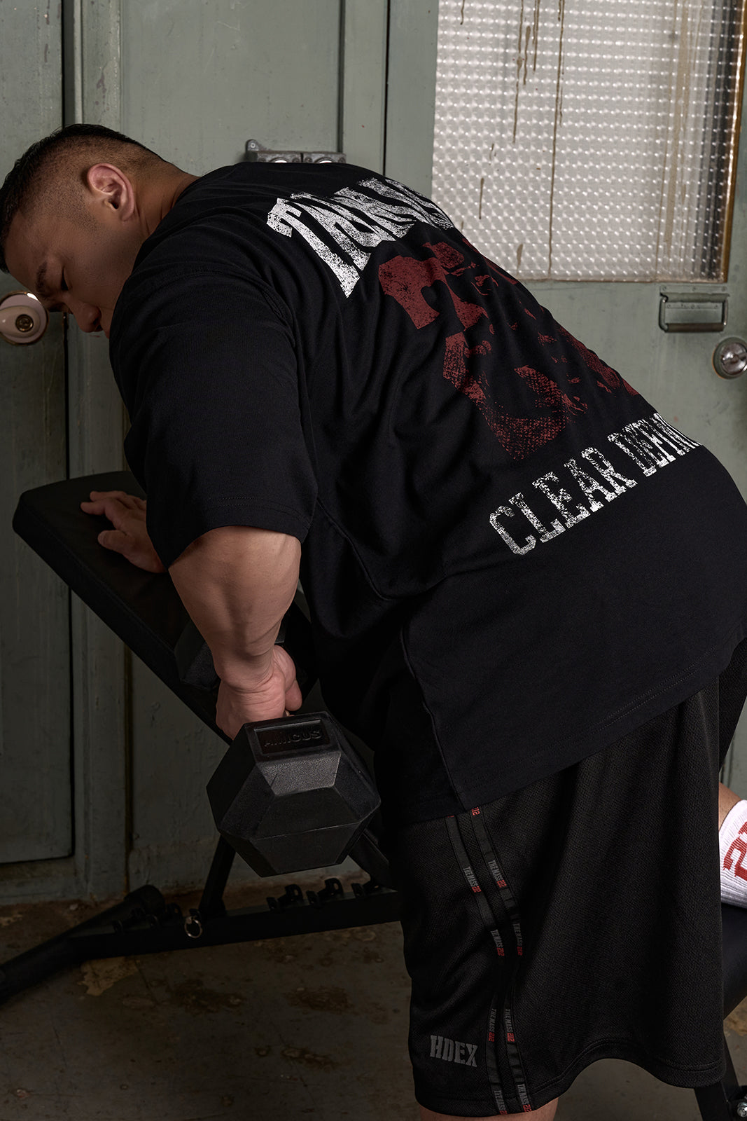 HDEX The Mass 212 Tape Mesh Bermuda Shorts black