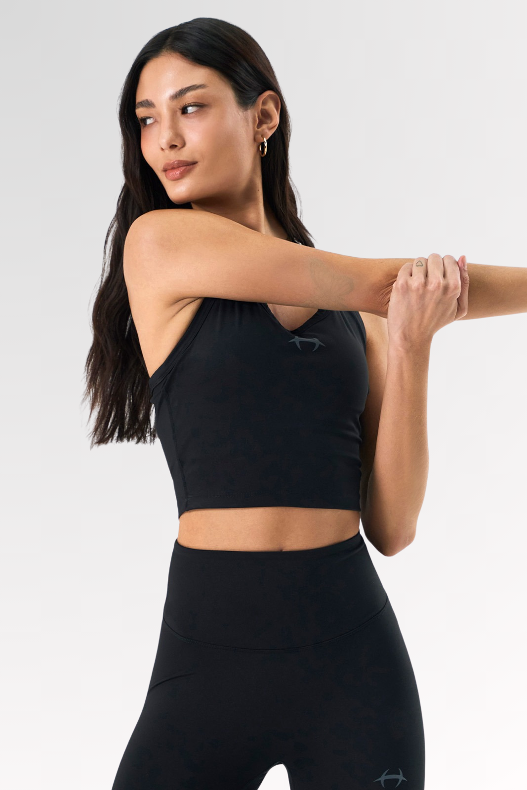 Women's Daily Symbol Bra Top Black
