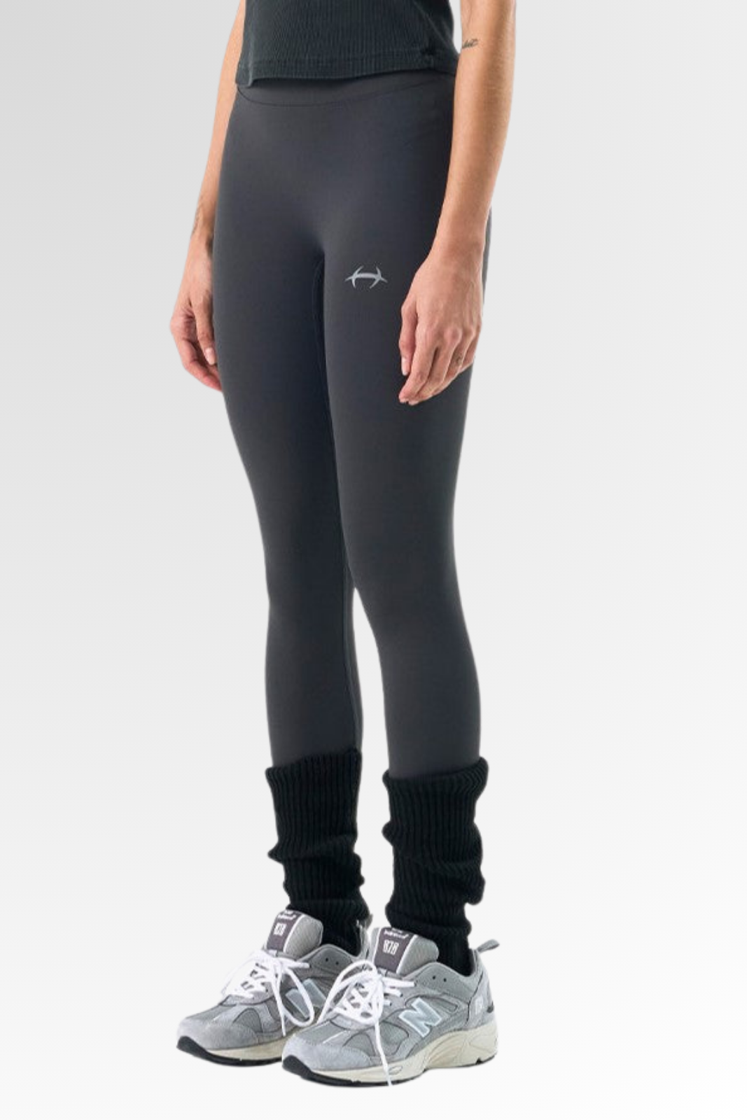 Women's Support Leggings Gun Metal