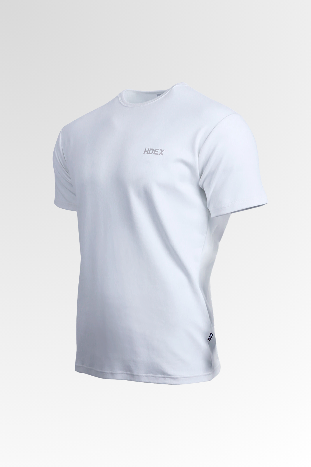 Main Small Logo Air Muscle Fit Short Sleeve White