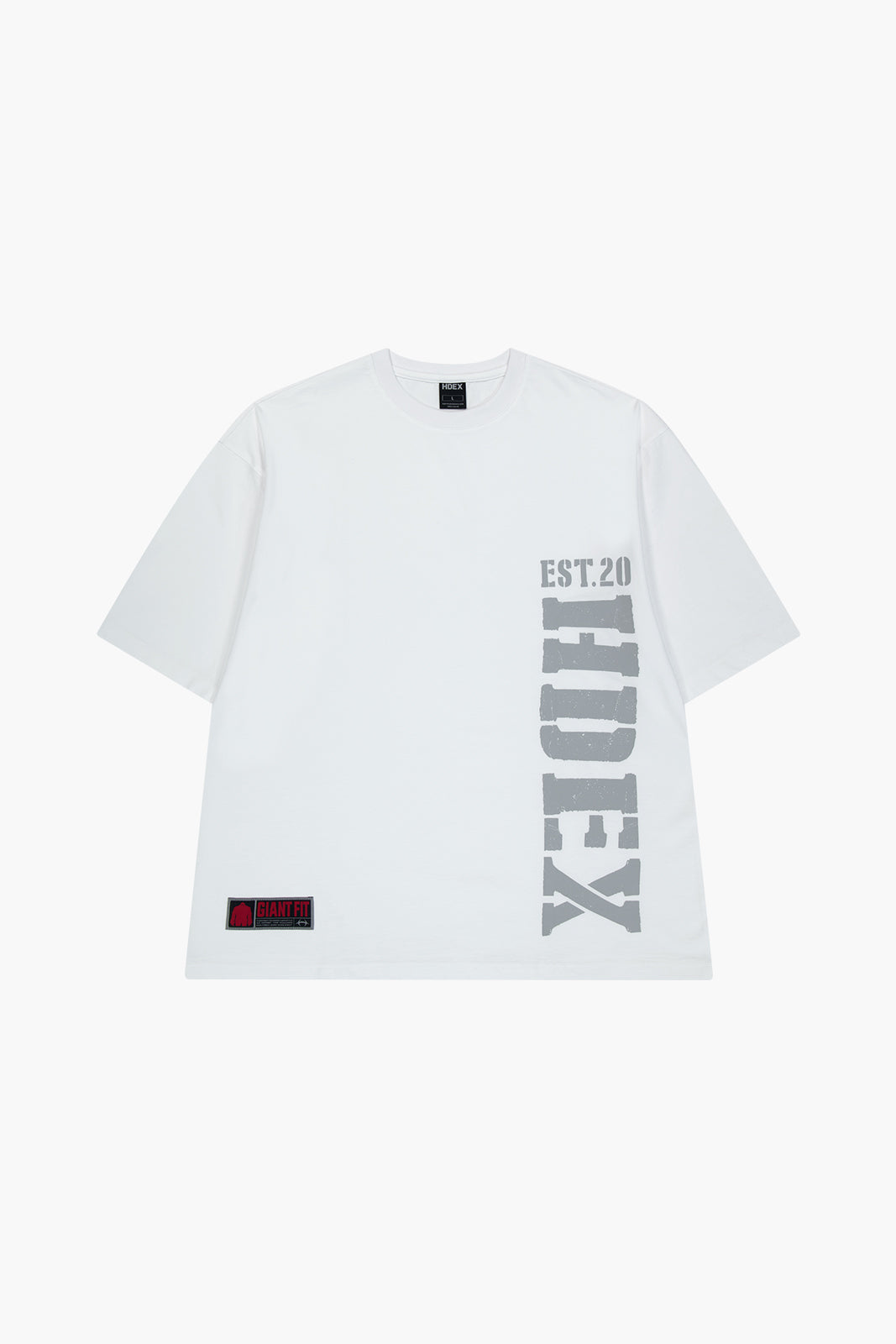 HDEX Core Big Logo Giant Fit Short Sleeve White