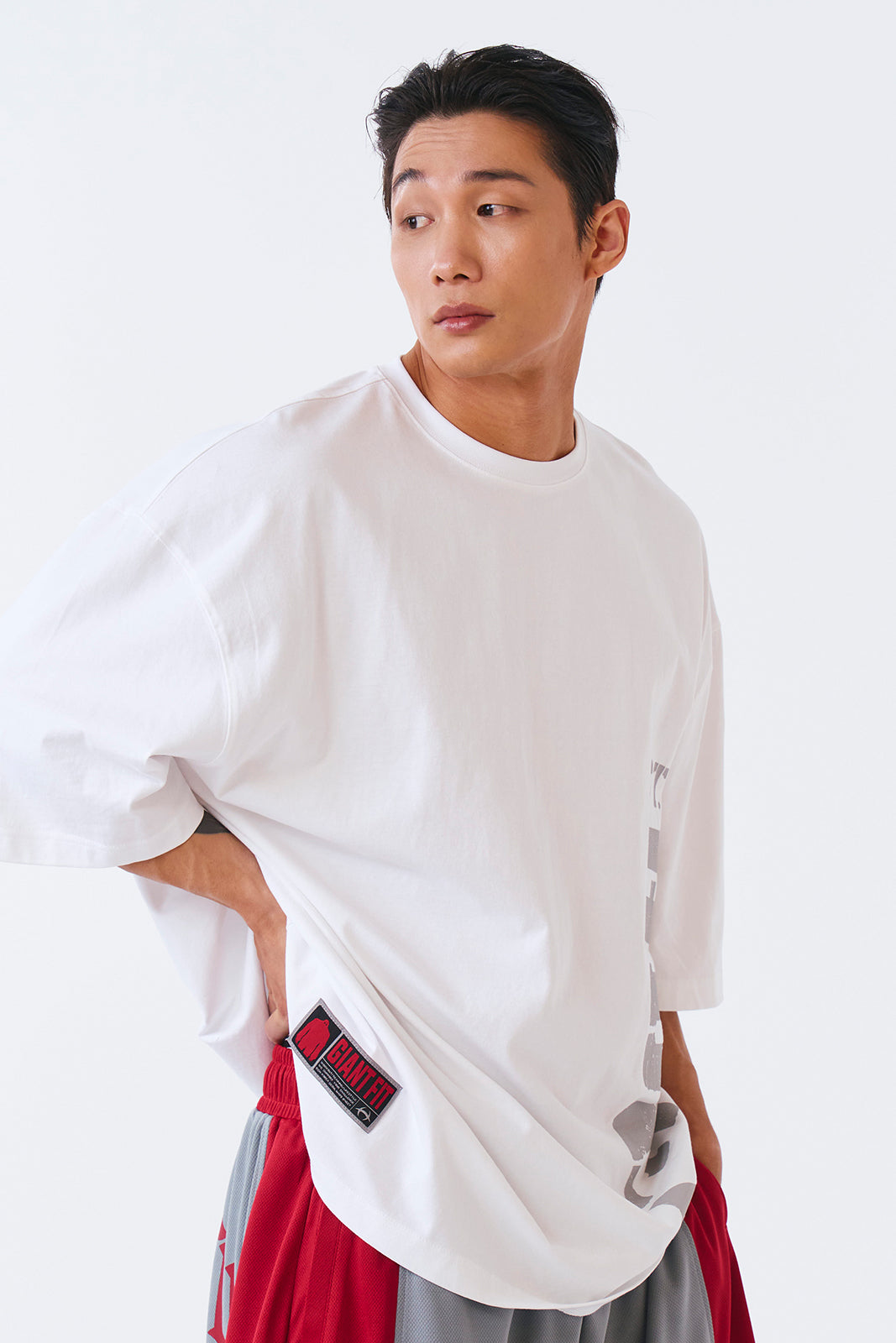 HDEX Core Big Logo Giant Fit Short Sleeve White