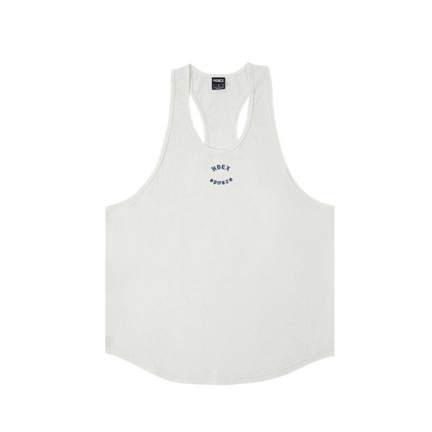 [GYM CLUB LEGACY PRE-ORDER] HDEX Old English Back Logo Stringer White
