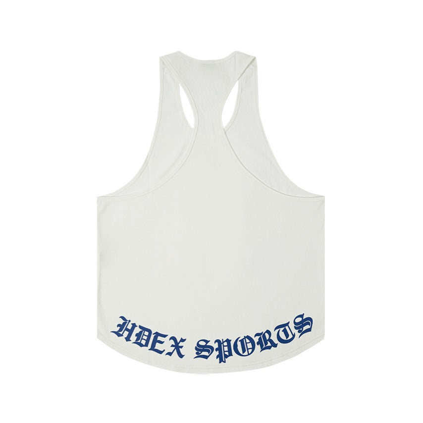 [GYM CLUB LEGACY PRE-ORDER] HDEX Old English Back Logo Stringer White