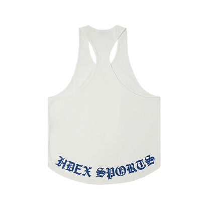 [GYM CLUB LEGACY PRE-ORDER] HDEX Old English Back Logo Stringer White