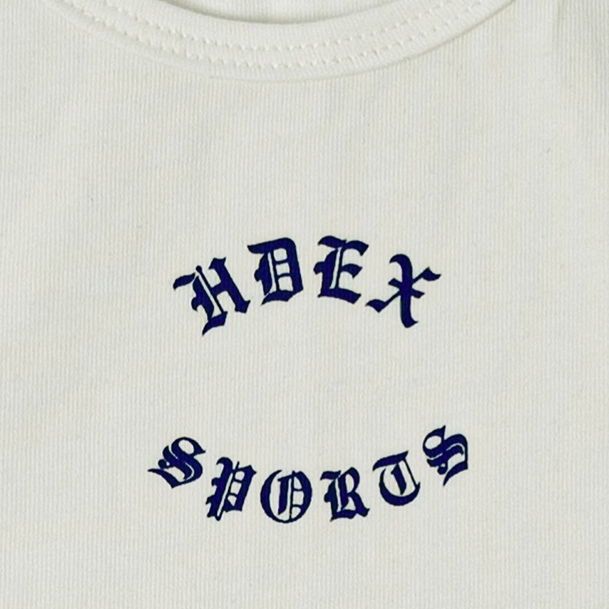 [GYM CLUB LEGACY PRE-ORDER] HDEX Old English Back Logo Stringer White
