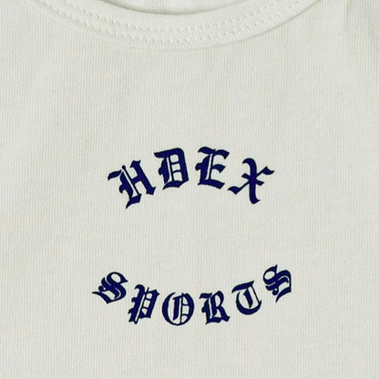[GYM CLUB LEGACY PRE-ORDER] HDEX Old English Back Logo Stringer White