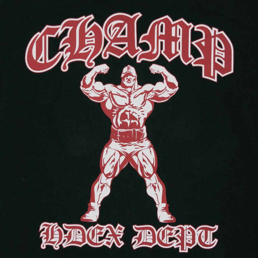 [GYM CLUB LEGACY PRE-ORDER] HDEX Old Champ Giant Fit Short Sleeve Black