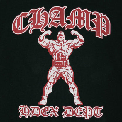 [GYM CLUB LEGACY PRE-ORDER] HDEX Old Champ Giant Fit Short Sleeve Black