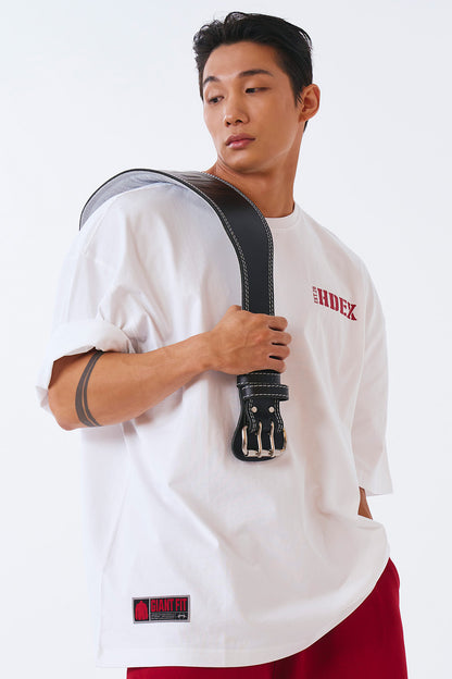 HDEX Core Small Logo Giant Fit Short Sleeve White