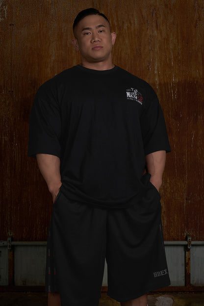 HDEX The Mass 212 Tape Mesh Bermuda Shorts black