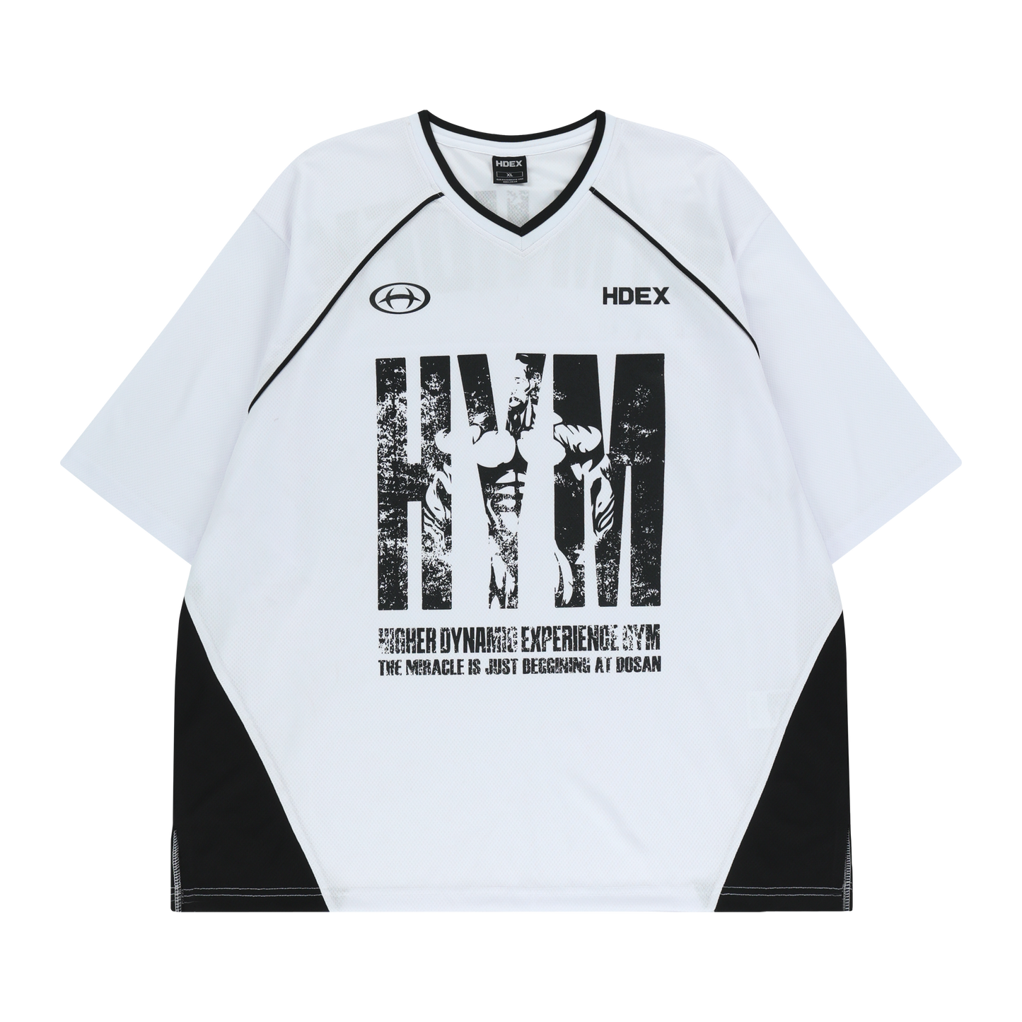 HYM Performance Mesh Short Sleeve White