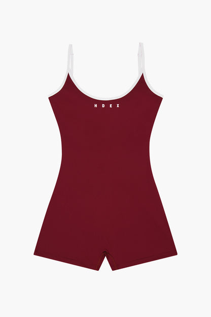 HDEX Light Support Balance Bodysuit Cherry Red
