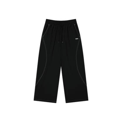 HDEX Stitch Curved Nylon Span Pants W Black