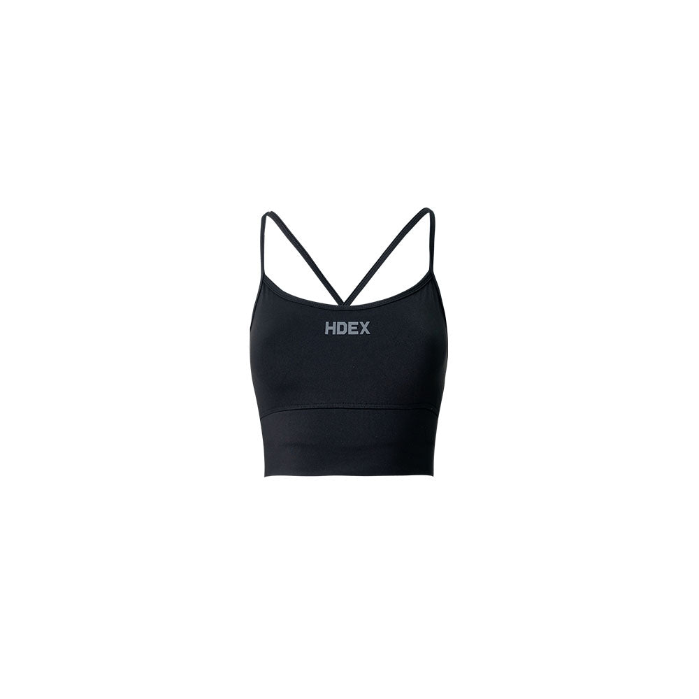 Womens Support Crossback Bratop Black