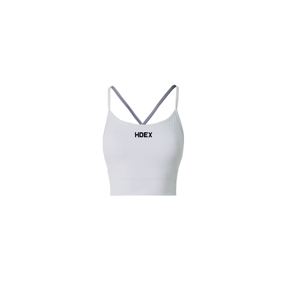 Womens Support Crossback Bratop White