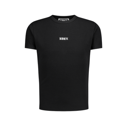 HDEX Essential Ribbed Muscle Fit Short Sleeve Black