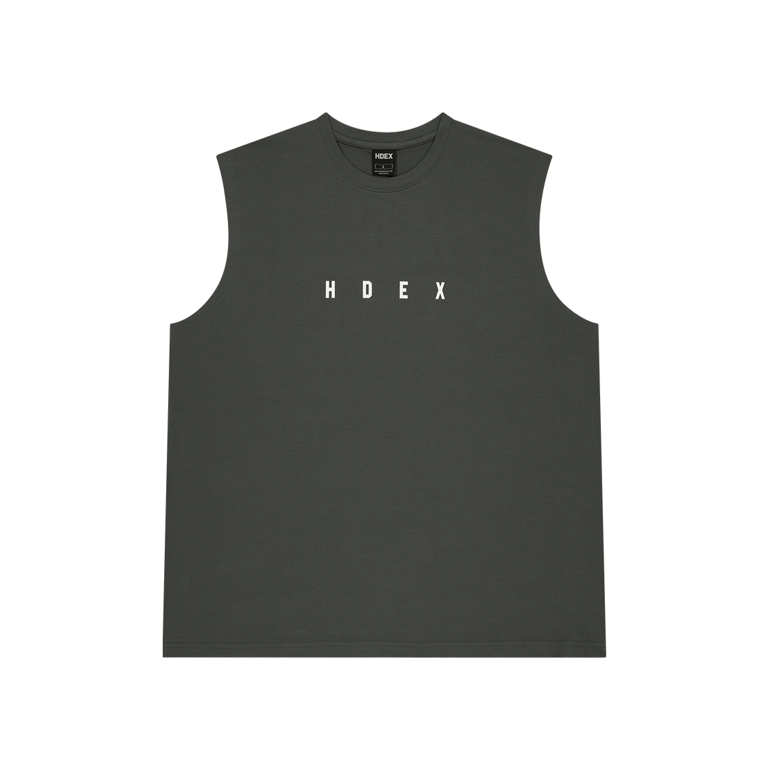 HDEX Air Overfit Sleeveless Deep Charcoal