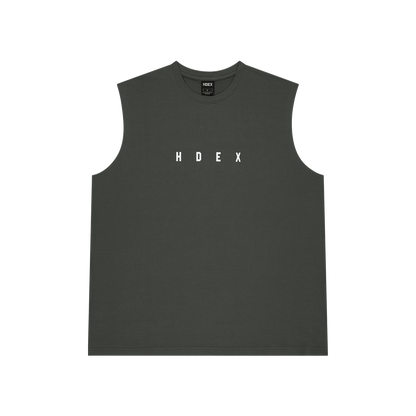 HDEX Air Overfit Sleeveless Deep Charcoal