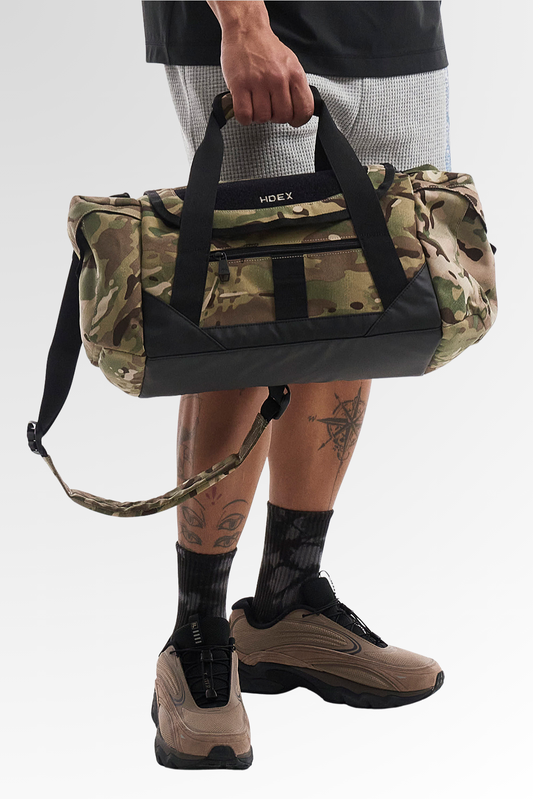HDEX Camo Expedition Duffle Bag 23L Khaki Camo
