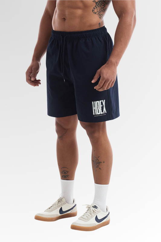 HDEX Crack Printed Shorts Navy