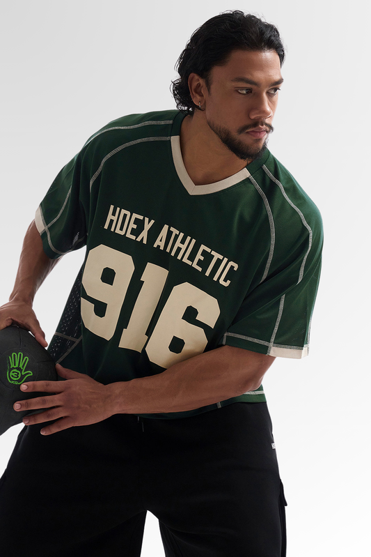 HDEX 916 Giant Fit Mesh Short Sleeve Green