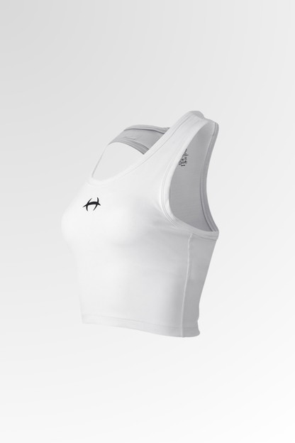 Women's Daily Symbol Bra Top White