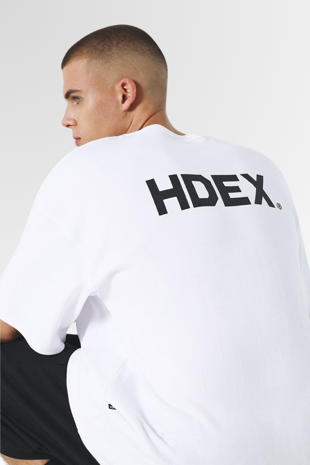 Main Back Logo Over Fit Short Sleeve White