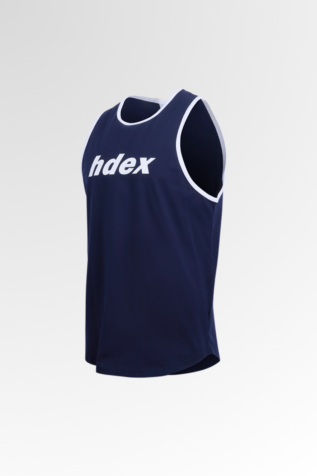 Classic Logo Color Scheme Sleeveless Shirt Navy