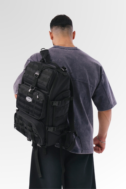 HDEX Gym Three Pocket Cordura Backpack Black