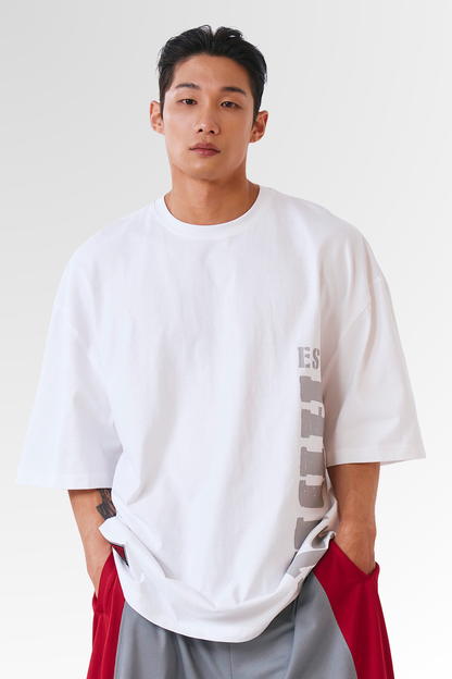 HDEX Core Big Logo Giant Fit Short Sleeve White