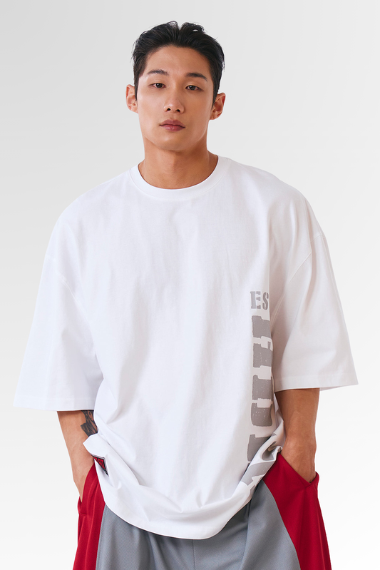 HDEX Core Big Logo Giant Fit Short Sleeve White