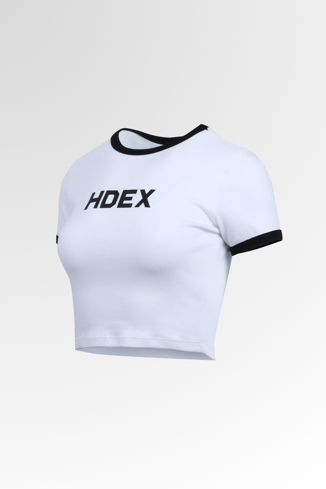 Womens Relax Fit Color Scheme Crop Top White