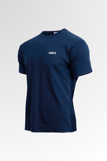 Main Small Logo Air Muscle Fit Short Sleeve Navy