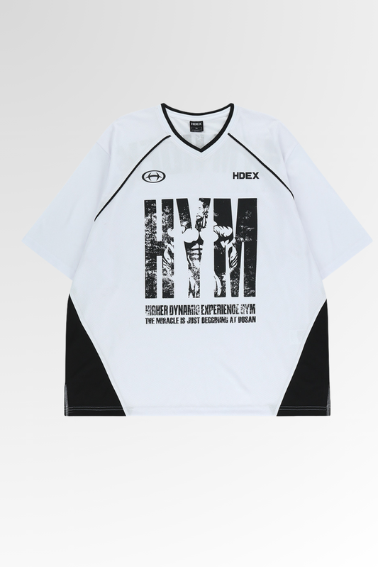 HYM Performance Mesh Short Sleeve White